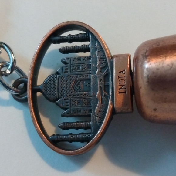 India Taj Mahal Theme Bell Key Chain - Picture 5 of 6